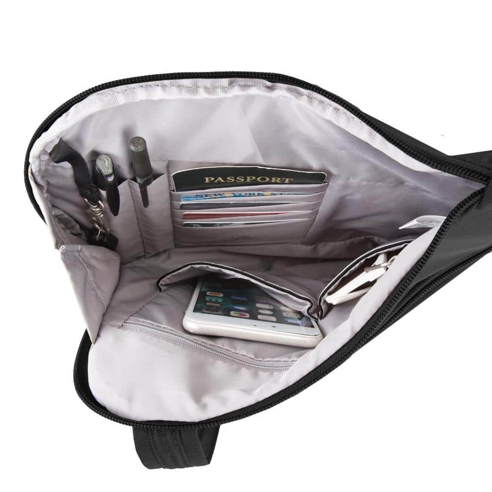 Travelon Anti-Theft Cross-Body Bag, Two Pocket Crossbody, bag - Picture 10 of 15